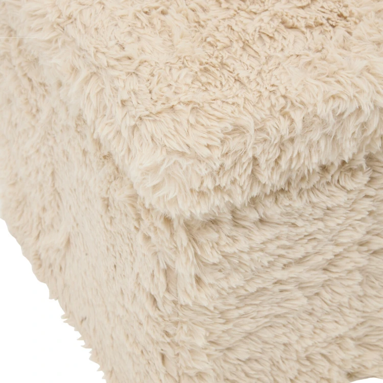 Pouf pieghevole con contenitore integrato