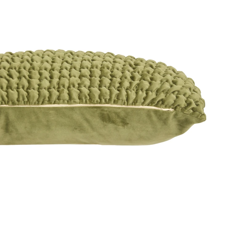 Coussin en velours effet 3D moelleux
