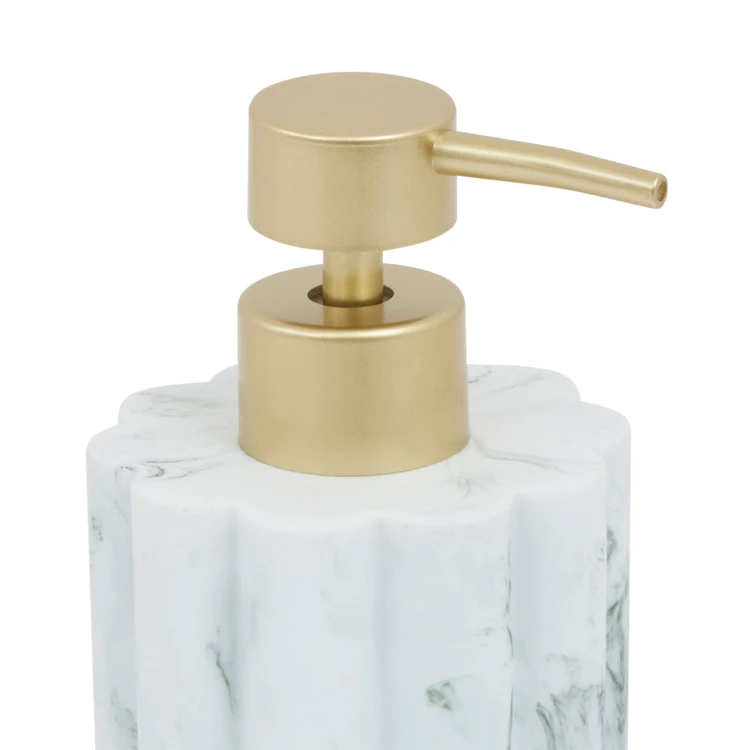Distributeur de savon effet marbre