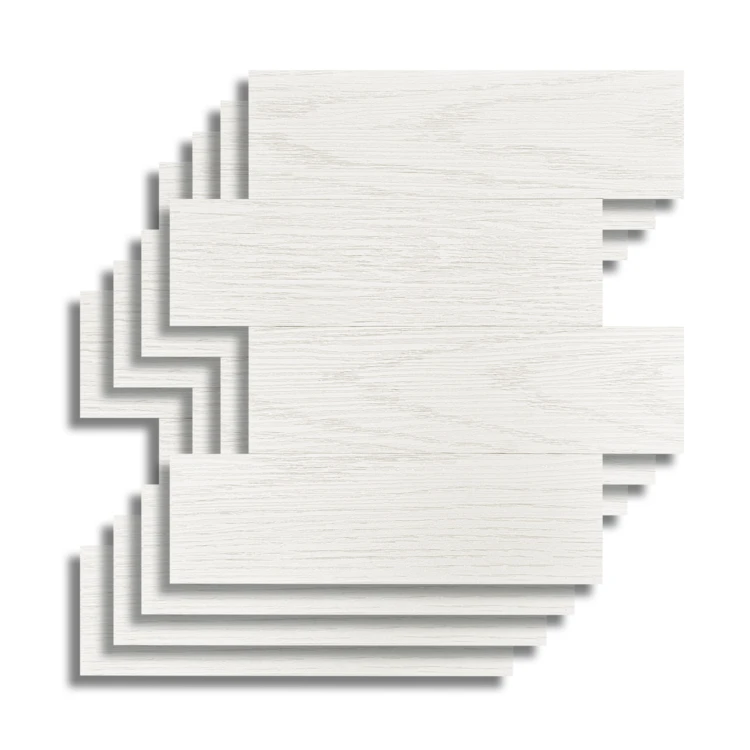 Zelfklevende 3D-wandpanelen met houteffect, 4 stuks
