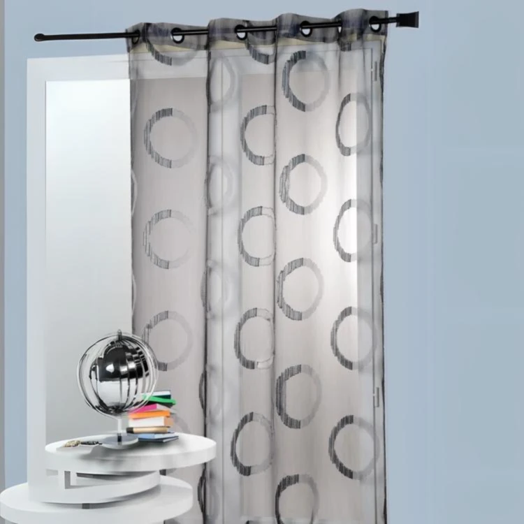 Visillo organza jacquard oléron