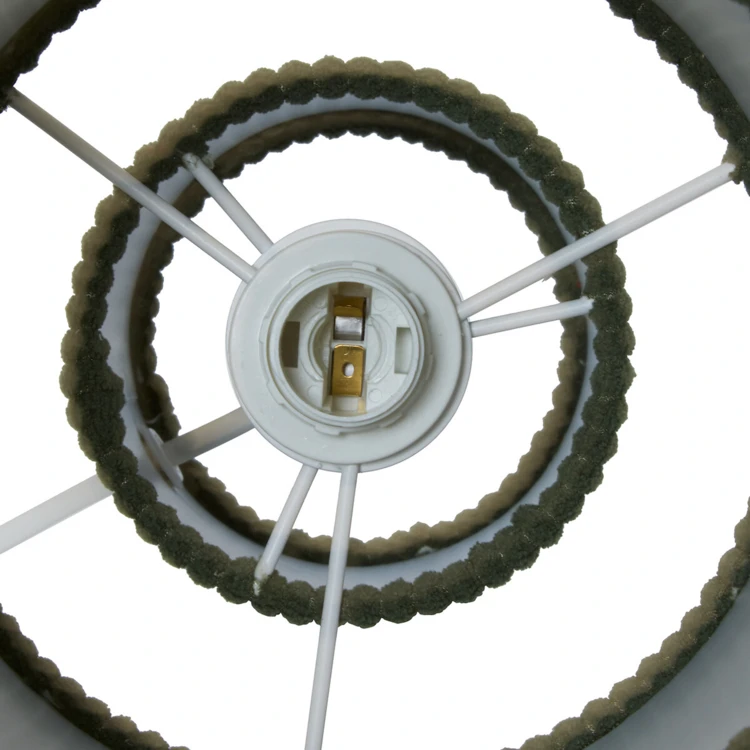 Lampada da tavolo in metallo a coste
