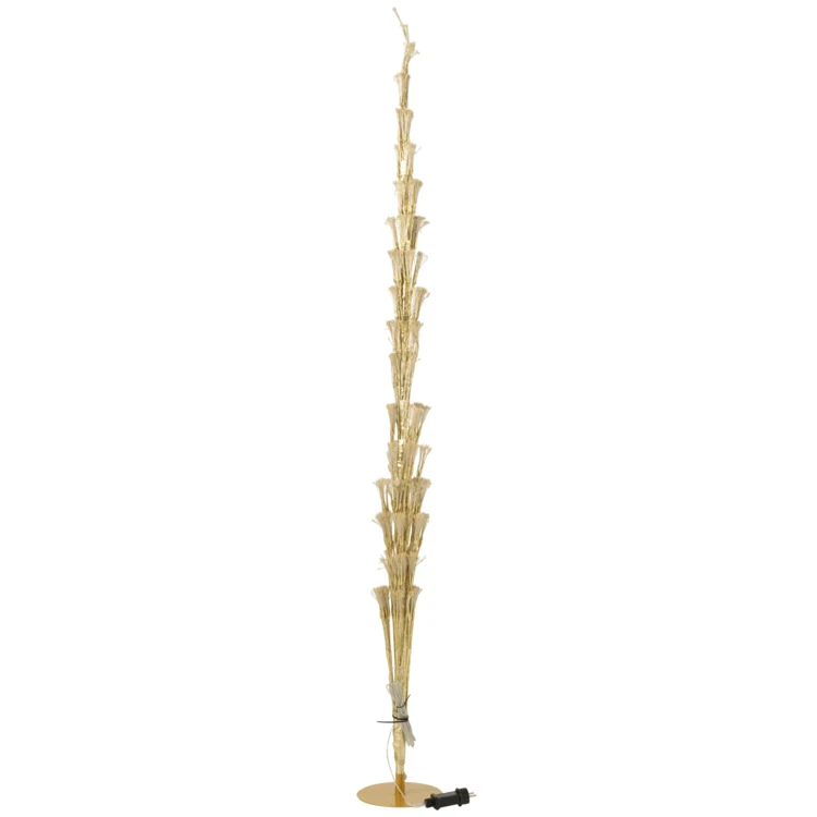 ARBRE LED LUMIÈRES BLANC CHAUD FER NOIR EXTRA LARGE