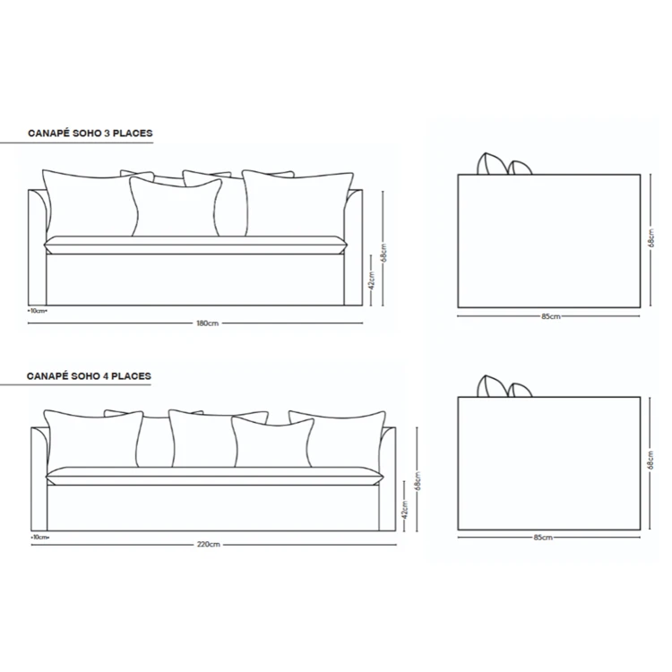 Canapé bouclette Soho Haomy