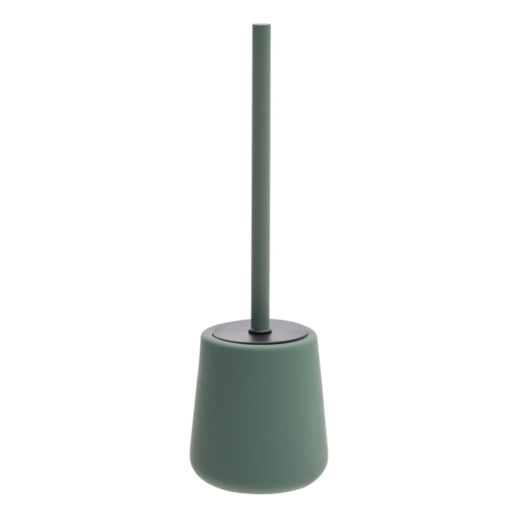 Brosse WC avec porte-brosse en grès céramique