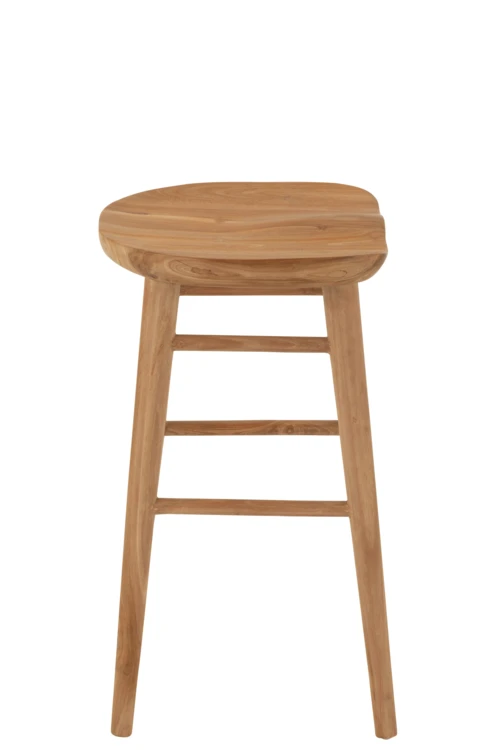 Tabouret de bar en teck design