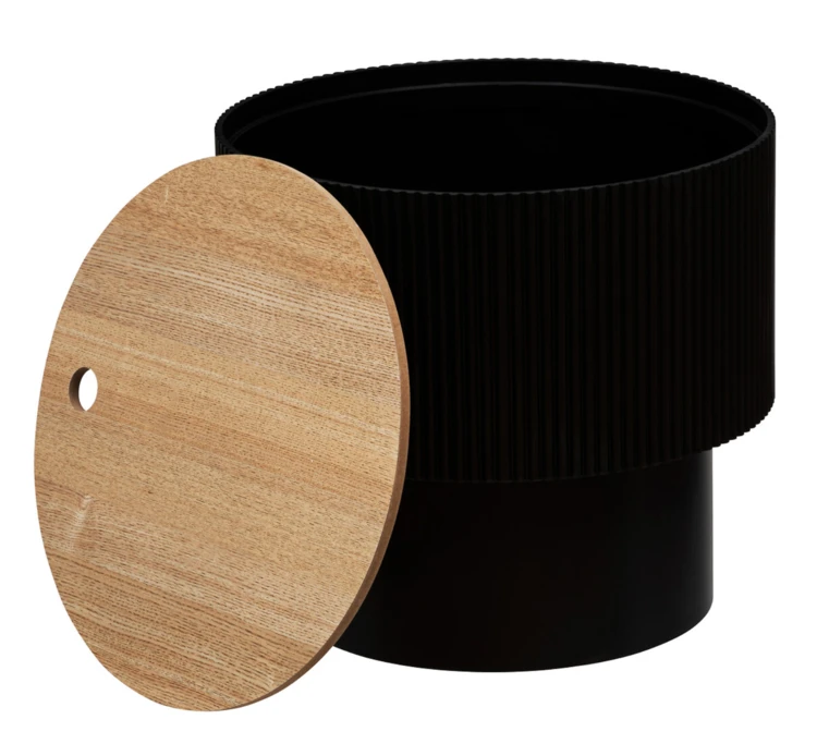 Mesa de café con almacenamiento tipo cofre