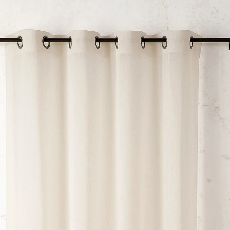 Voilage en polycoton chiné