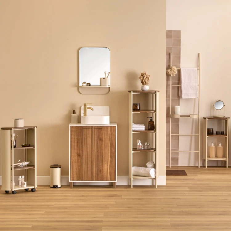 Brosse WC avec porte-brosse en résine