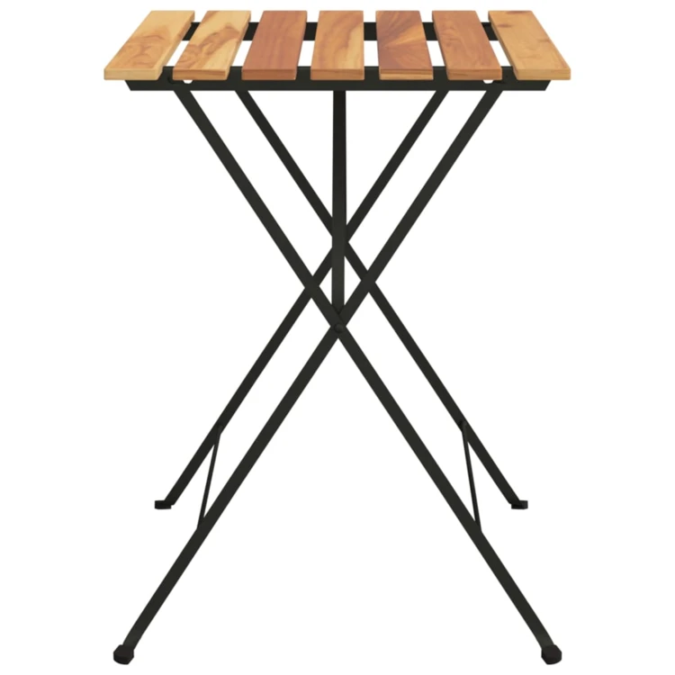 Table de bistro pliante en bois