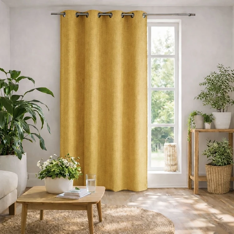 Tenda elegantemente screziata pronta per l'installazione