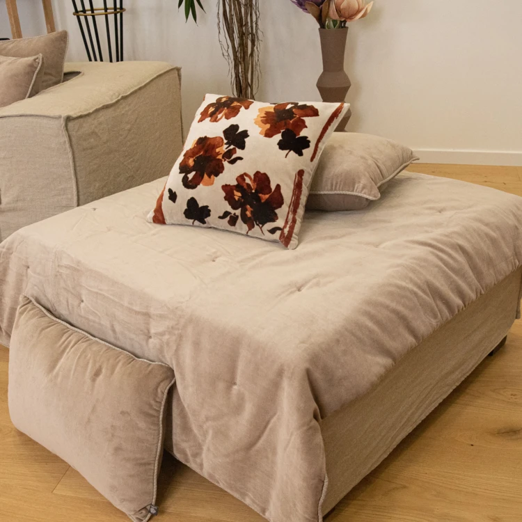 Steppdecke aus Samt