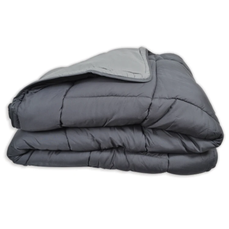 Couette chaude microfibre bicolore 400 gr/m2