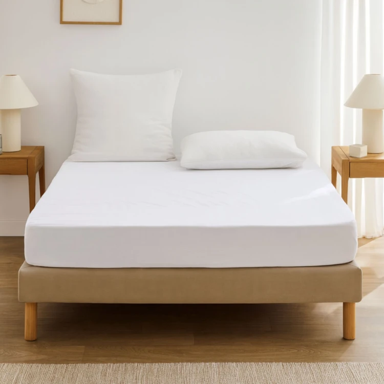 Protège matelas molleton 100% Coton Anti Acarien
