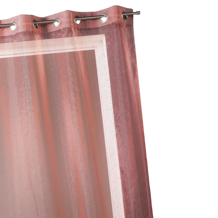 Voilage Organza fantaisie goutte métallique