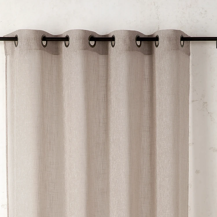 Voilage en polycoton chiné