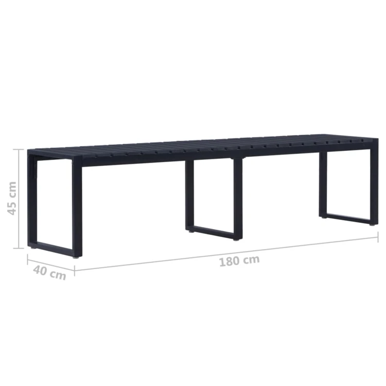 Banc de jardin en fer