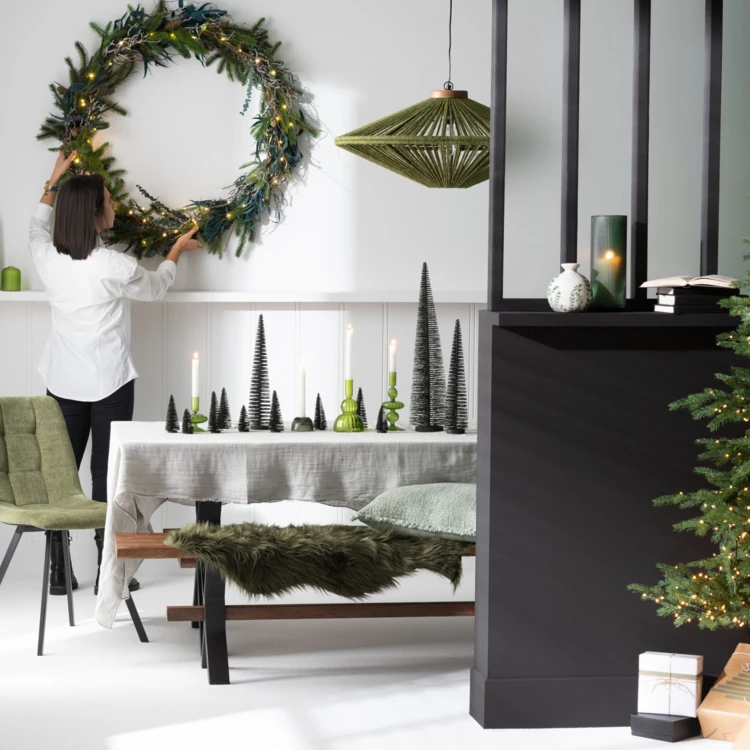 Suspension luminaire en fibre naturelle