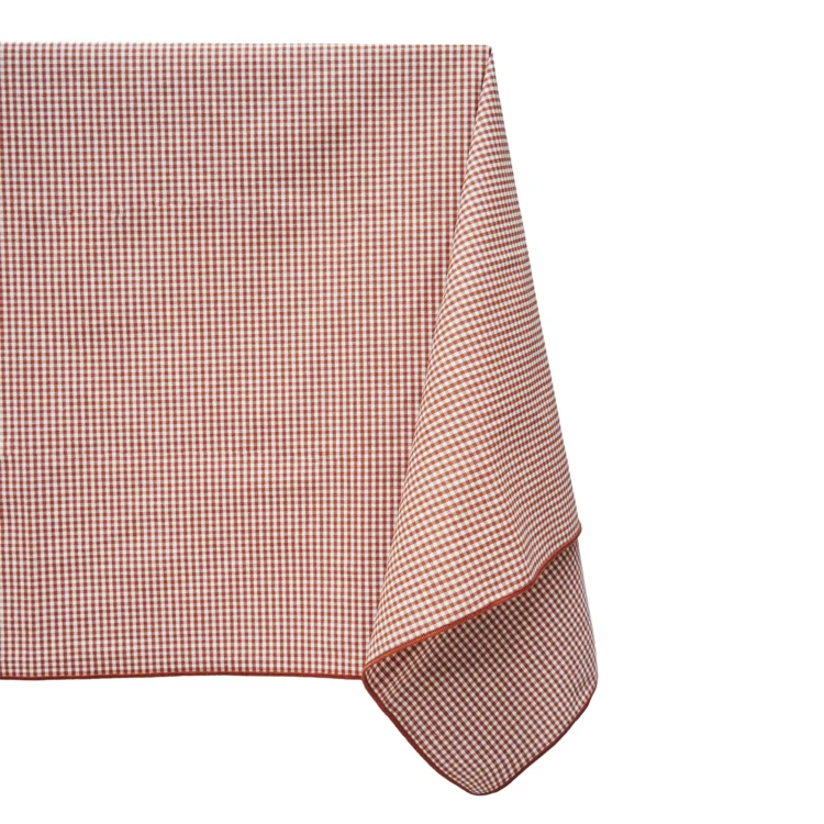 Nappe rectangulaire enduite à carreaux