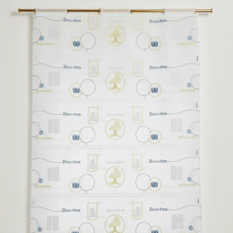 Modulable léger et brodé "Zen attitude"