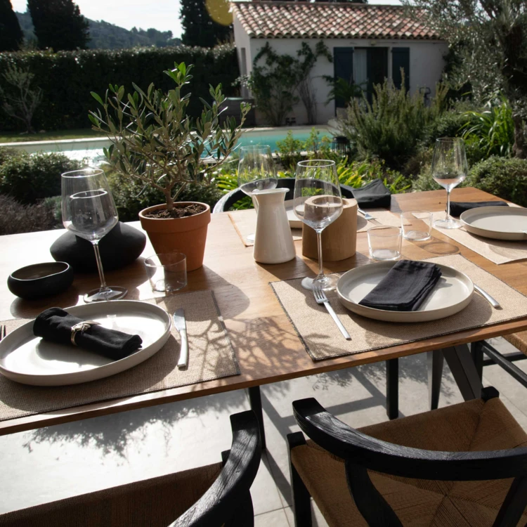 Set de table en jute enduite