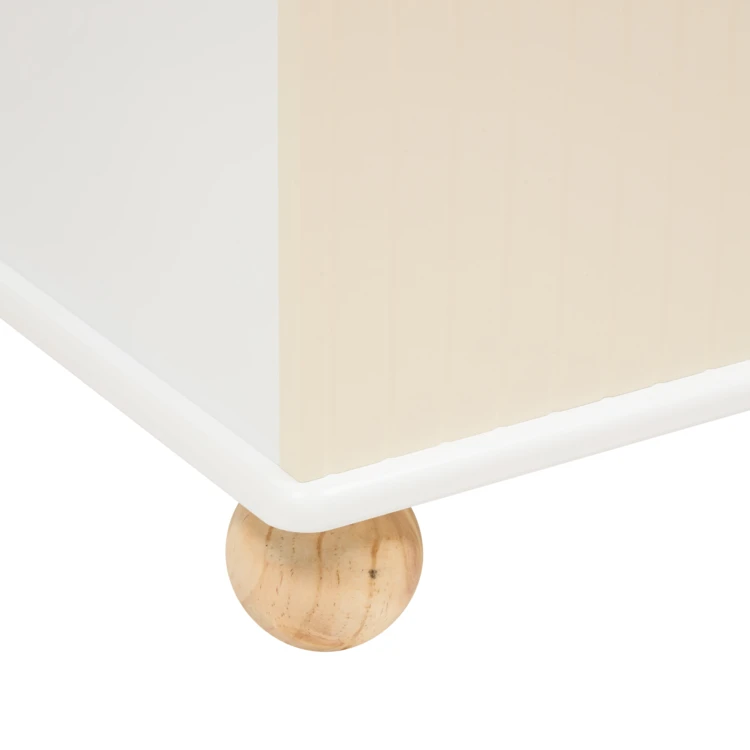 Coffre à jouets enfant avec roulettes et couvercle