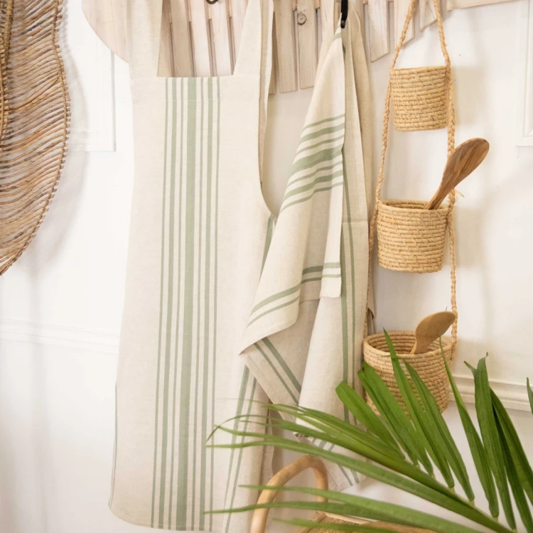 Delantal de cocina a rayas Polyline