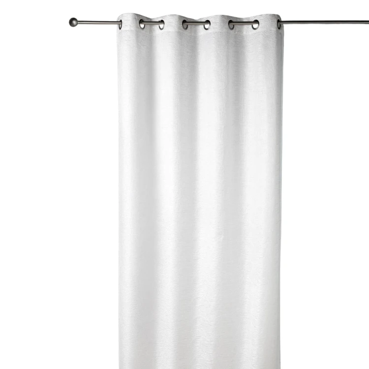 Rideau d'ameublement shantung tout brodé