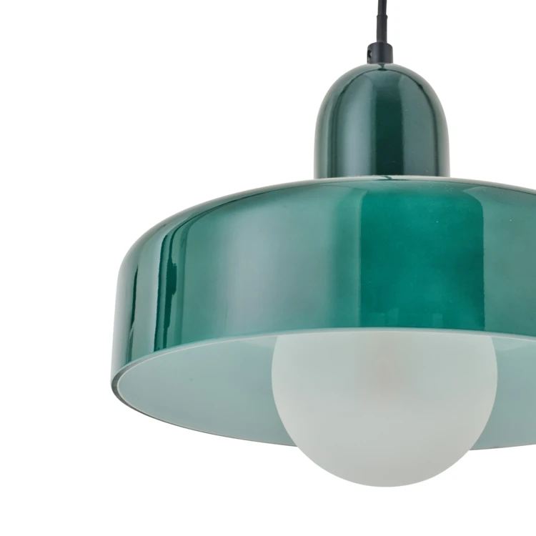 Retro glazen hanglamp