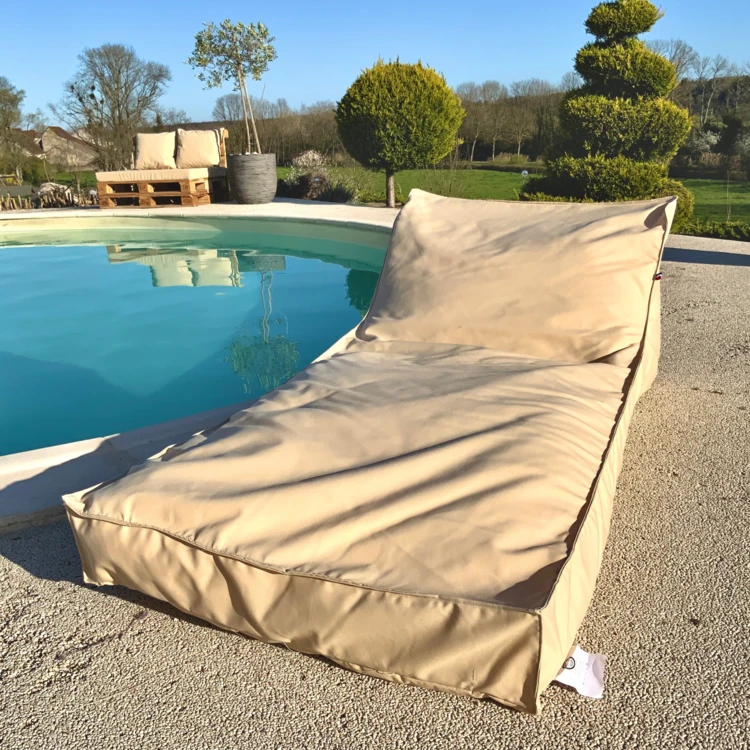 Matelas bain de soleil en microbille