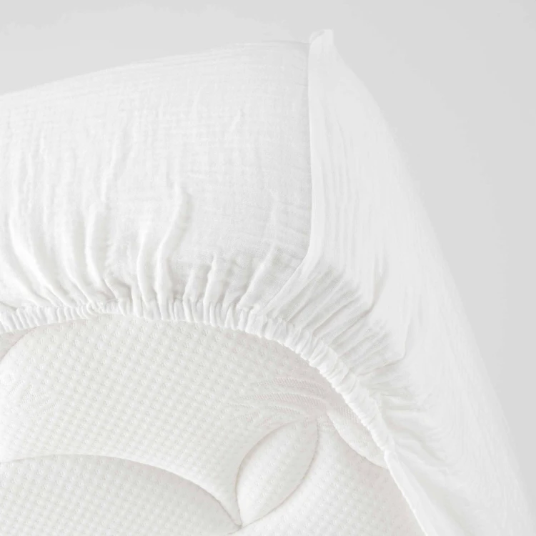 Drap Housse en gaze de coton