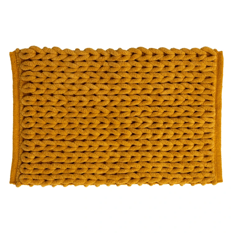 Tapis de bain tressé épais