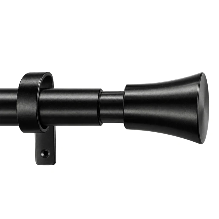 Kit tringle à rideaux extensible avec embouts pommeau D19mm