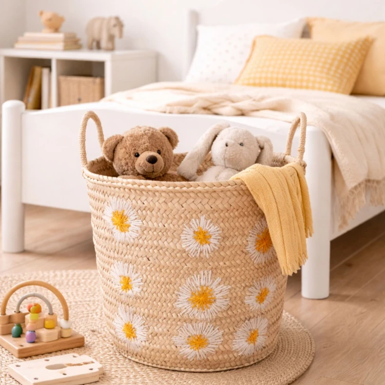 Cesto portaoggetti a margherita