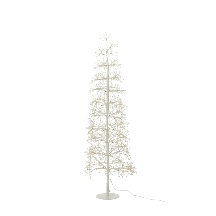 ARBRE LED LUMIÈRES BLANC CHAUD FER NOIR EXTRA LARGE