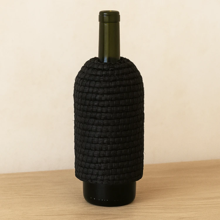 Cache bouteille de vin dégustation à l'aveugle