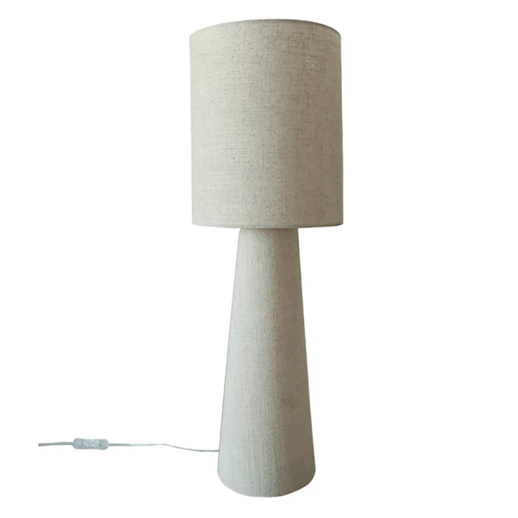 Lampadaire en lin épais