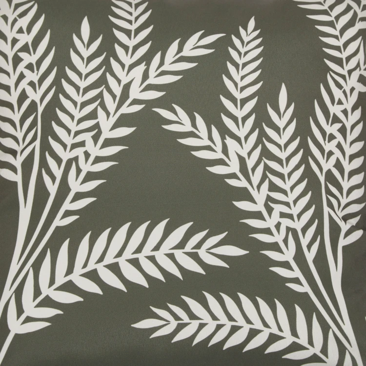 Housse de coussin extérieur motif végétal