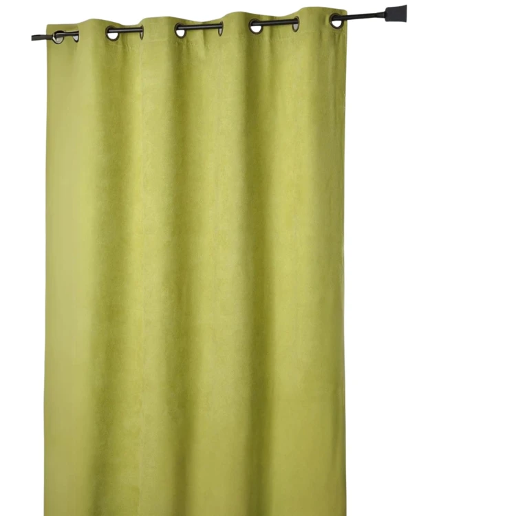 Rideau obscurcissant et isolant aspect velours