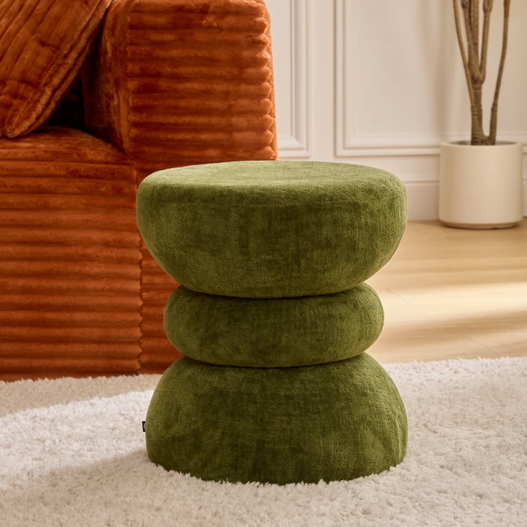 Pouf totem rembourré