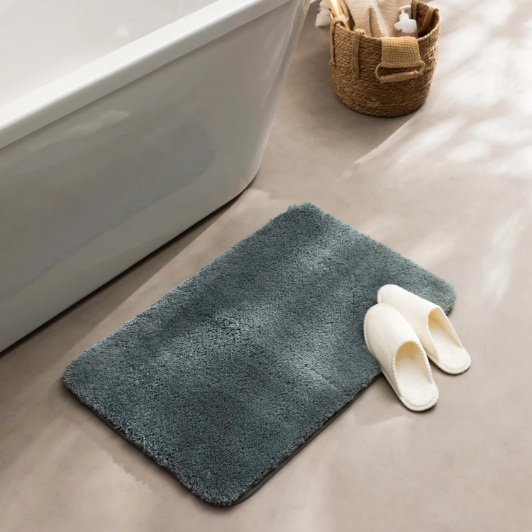 Tapis de bain antidérapant en microfibre