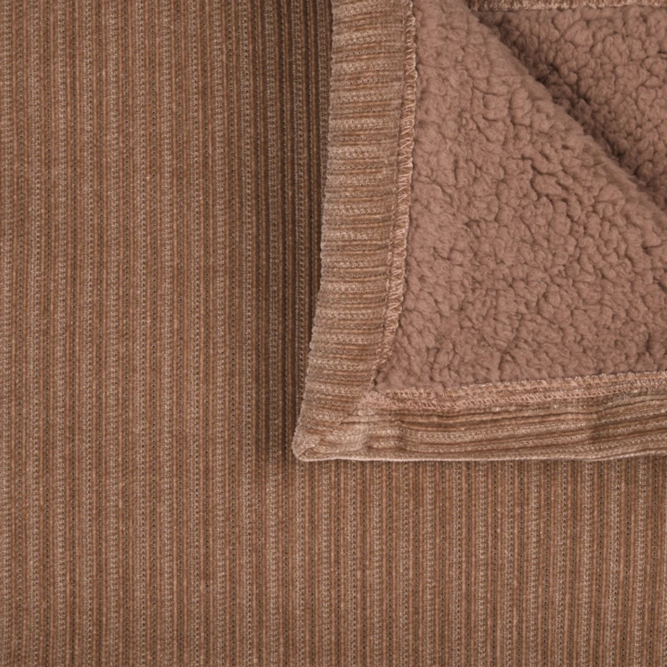 Plaid côtelé ultra doux