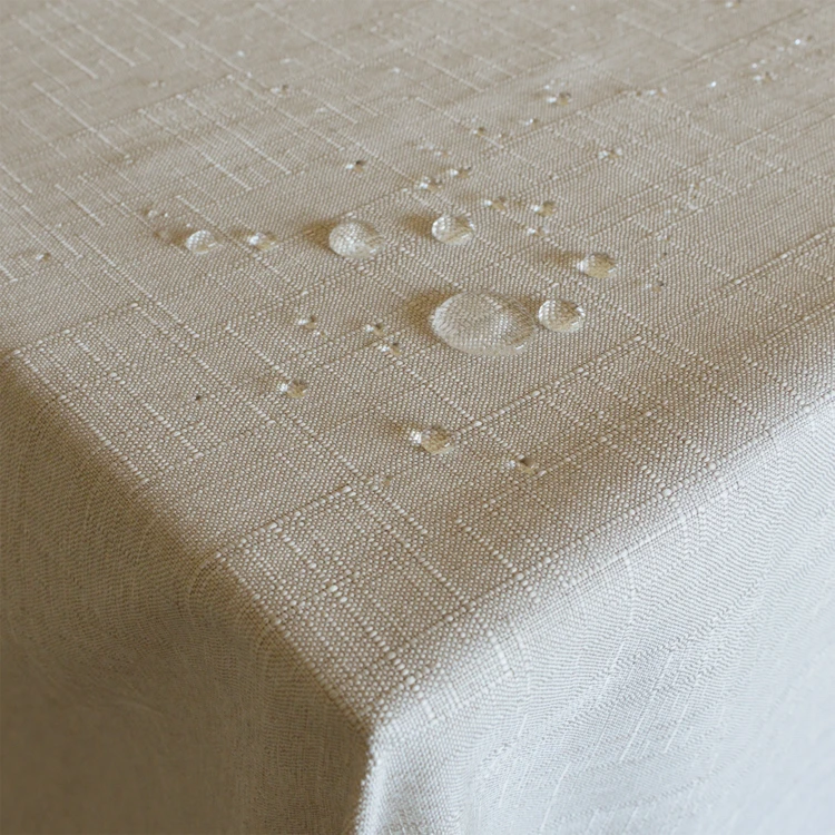 Tissu déperlant effet coton flammé