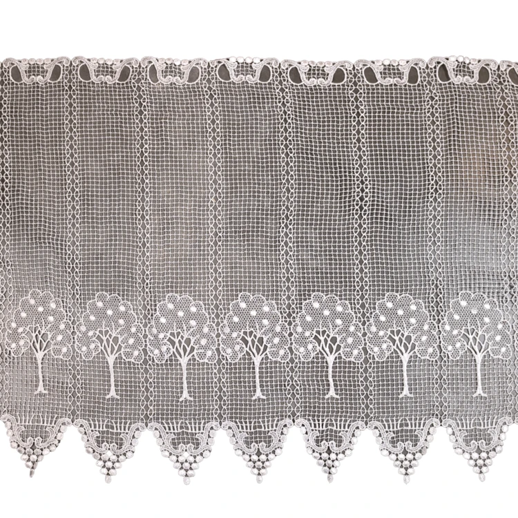 Brise-bise macramé ajouré