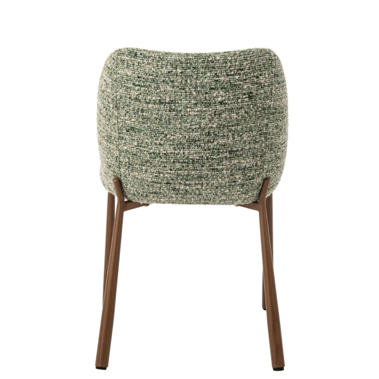 Chaise en métal et textile
