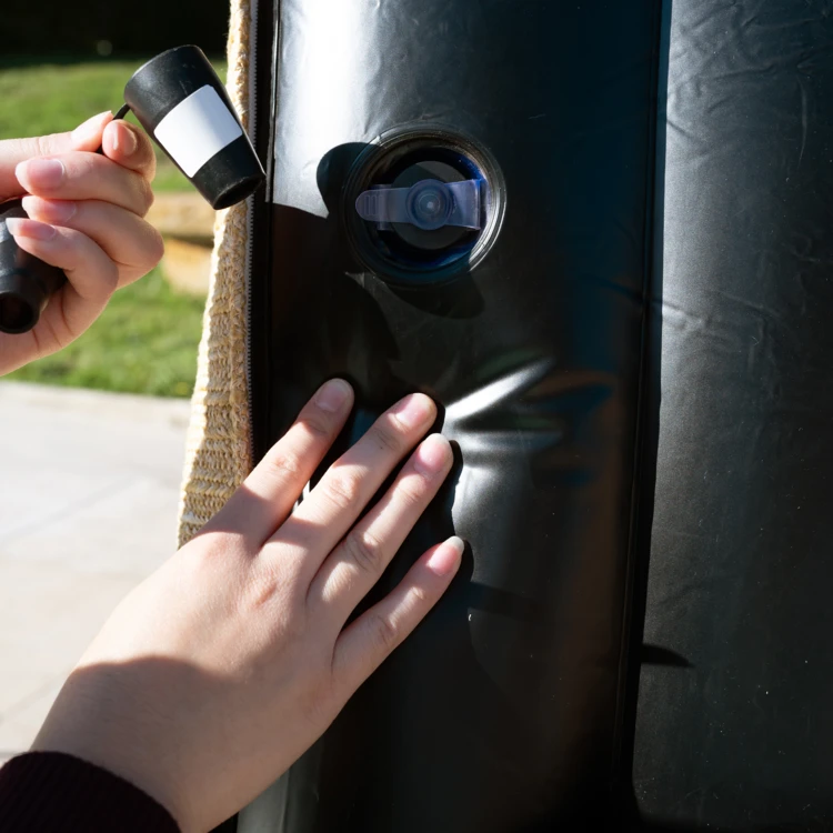 Fauteuil gonflable modulable pour extérieur et intérieur déhoussable