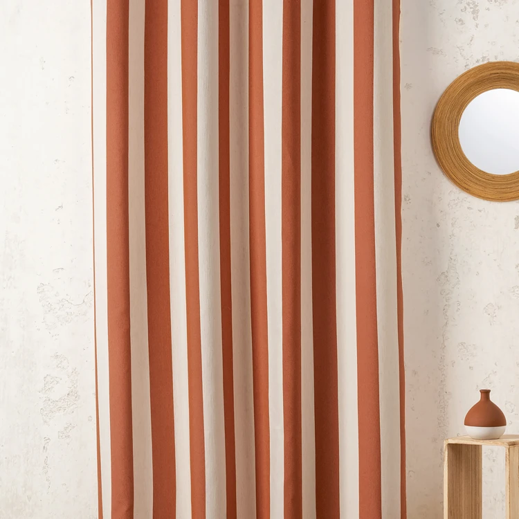 Zweifarbiges gestreiftes Gewebe in Atlasbindung