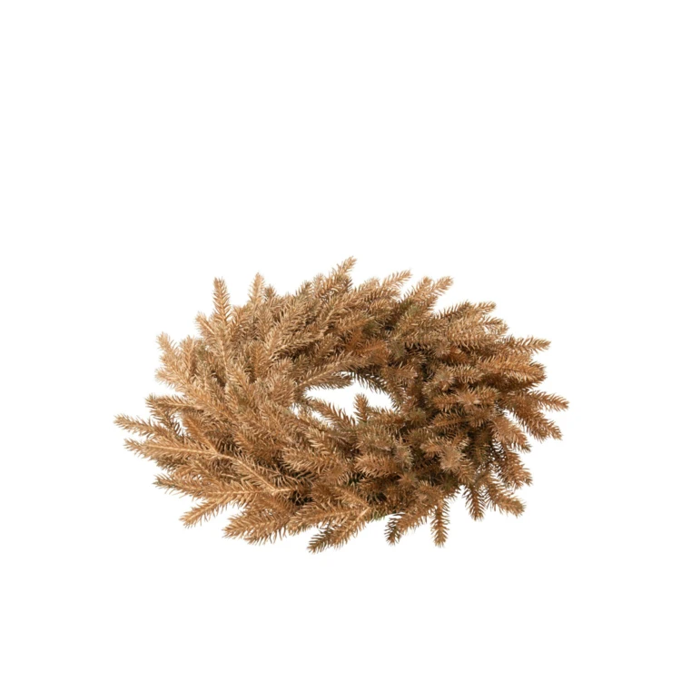 COURONNE PLASTIQUE VERT FONCÉ MEDIUM