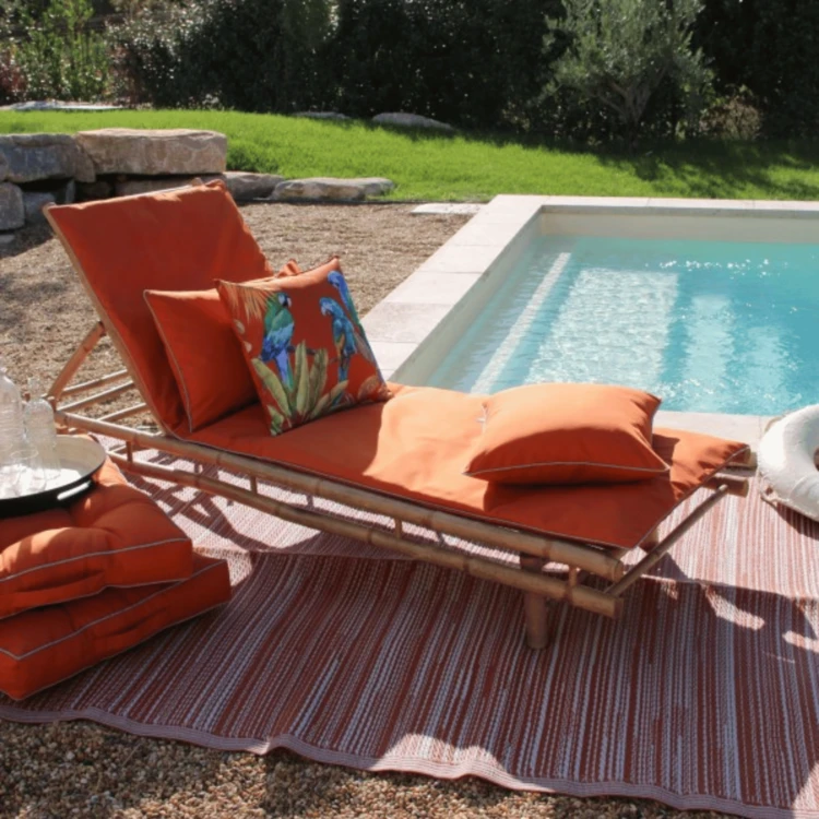 Matelas bain de soleil extérieur