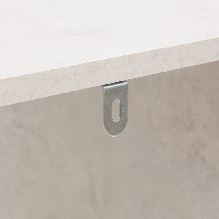 Etagère 4 cases en panneau de particules effet bois